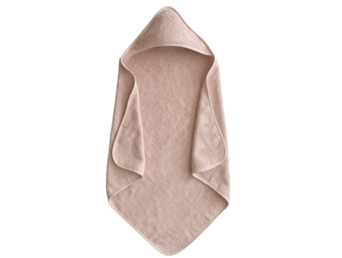 Mushie blush hooded håndklæde 